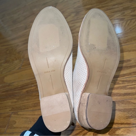 Dolce Vita Khaki Suede Perforated Ankle Boots Size 7 - Picture 6 of 9